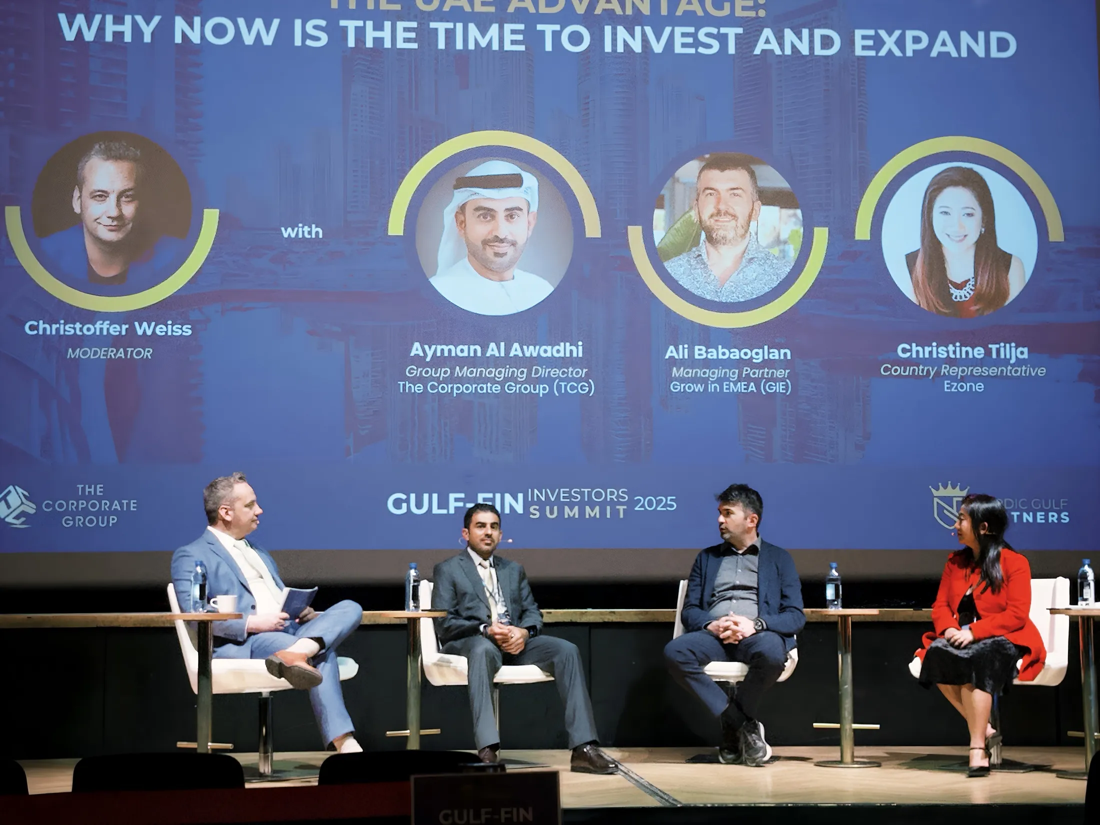 GULF-FIN Investors Summit panel, Helsinki, 2025